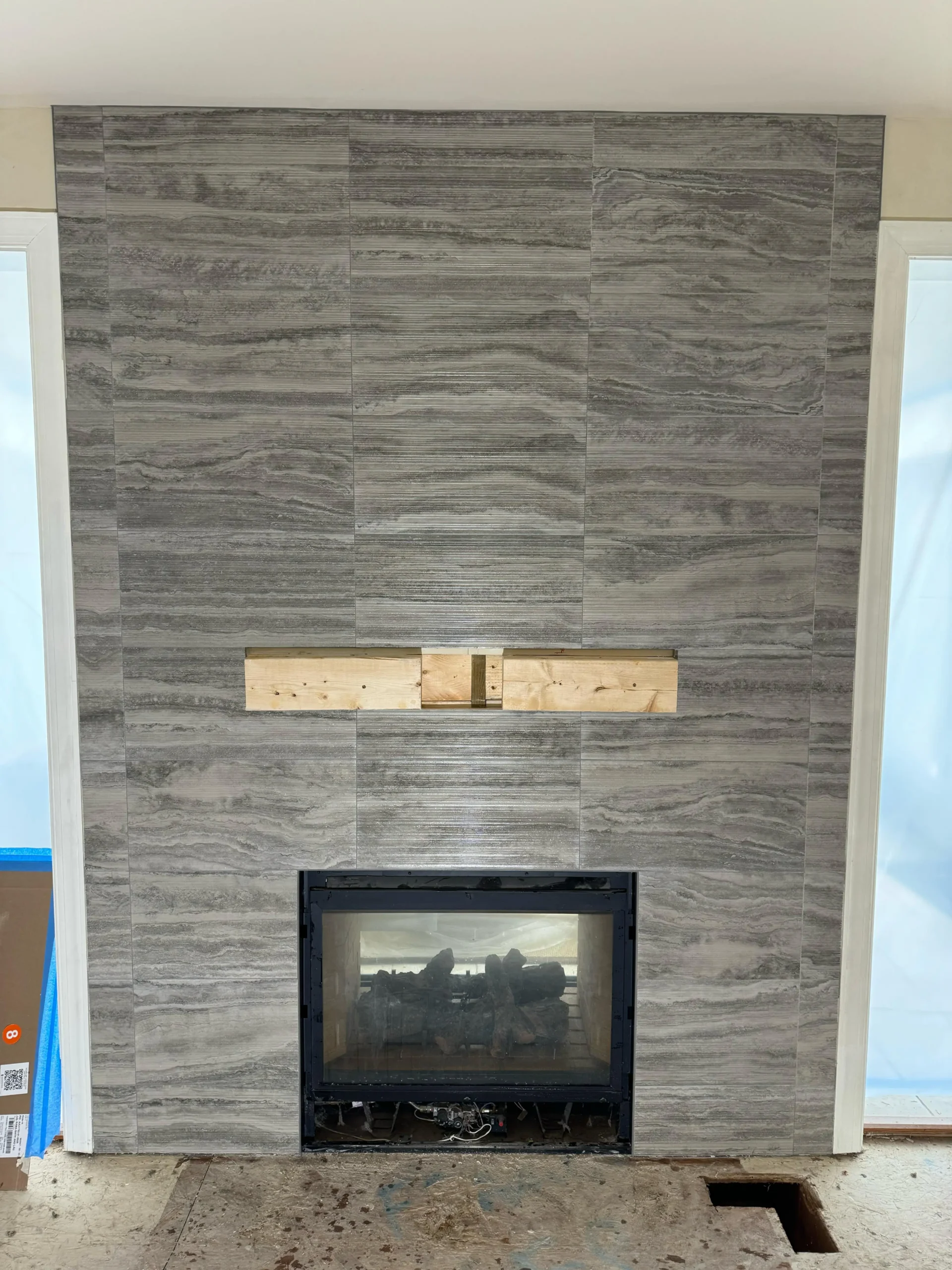 Virginia stone fireplace remodeling by FT Remodeling