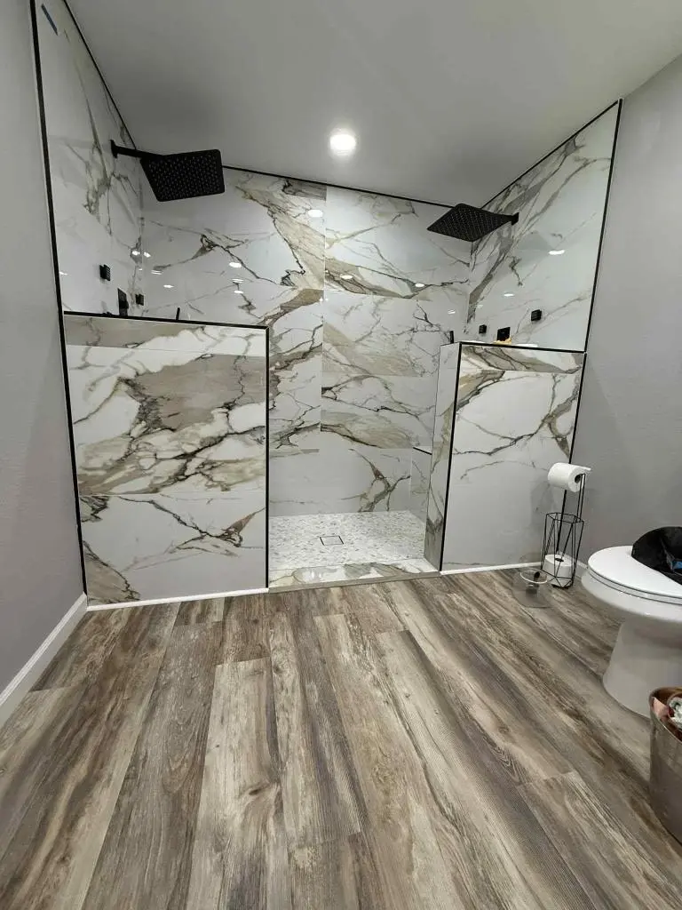 Luxury bathroom renovation in DC Metro by FT Remodeling